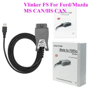 OBDII Code Reader For Mazda Ford FORScan VLinker FS ELM327 OBD2 Car Diagnostic Tools ELM 327 Scanner OBD 2 HS/MS-CAN Auto Tester