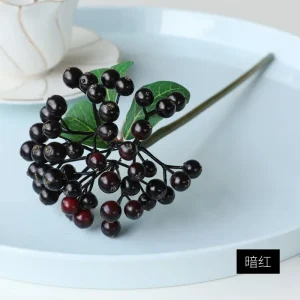 30cm Artificial Berry American Pastoral Home Flower Arrangement Fruit Artificial Fake Flower Shooting Props Christmas Diy Berry