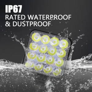 12V 24V LED Floodlight Car ATV Off-Road Driving Fog Lamp Green Work Light Strip For Truck Car SUV 4WD Boat ATV Barra LED Lights