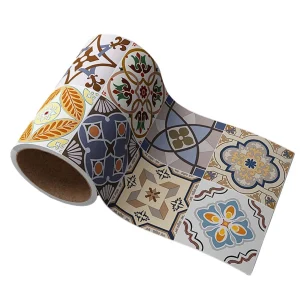 Bathroom Beltline Wall Sticker Waterproof Peel And Stick Art Mural Backsplash Kitchen Office Baseboard Decoration