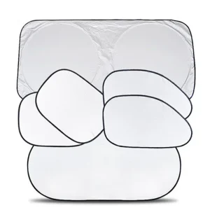 6pcs/lot Universal Car Window Sun Shade Car Windshield Visor Folding Cover Block Front Window Sunshade UV Protect