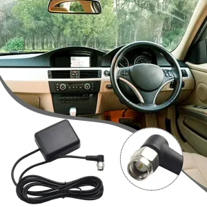 Car GPS Antenna SMA Male Plug Active Aerial Extension Cable For Navigation Head Unit Car Accessories GPS Antenna Replacement