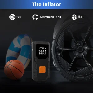 Junsun 450A Car Jump Starter 8000mAh Power Bank Portable Air Compressor 12V Starting Device for Car Battery Emergency Starter