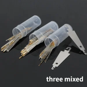 30PCS/BOX Gold tail Sewing Needle NO.22/24/26 Embroidery Fabric Cross Stitch Darning Needles Stainless steel DIY Craft Tools