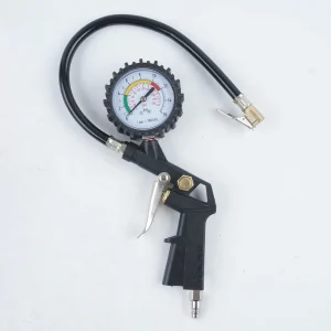 EU Interface Tire Pressure Gauge For Car Motorcycle SUV Inflator Pumps Tire Repair Tools Pressure Gun Type For Air Compressor