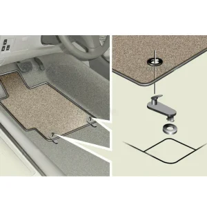 2 Pcs Car Mat Clips Floor Carpet Fixing Hooks For TOYOTA  For LEXUS Car Mat Fixing Clip Floor Carpet Clip Hook Accessories