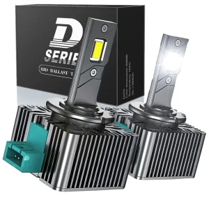 D SERIES D1S D3S LED Car Headlights Bulbs D2R D2S D4R D4S D5S D8S Turbo Lights 6000K 70W Auto Lamp Plug&Play  HID Conversion Kit