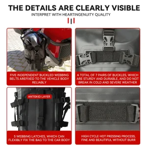 Motorcycle Bumper Bag Waterproof Side Bags For BMW R 1250GS HONDA NC750X Suzuki Motocross Crash Bars Repair Tool Placement Bag