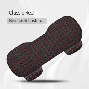 New Universal Car Seat Cover Back Cushion Pu Leather Minimalism Protective Seat Cushion Wear-resistant Car Interior Accessories