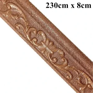 3D Baseboard Wall Stickers Self Adhesive Waterproof Baseboard Wallpaper Border Wall Sticker Living Room Bedroom Home Decorations