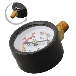 1pc Y40/Y50 Pressure Gauge 0-180PSI GasWater Fuel Liquids Meter Pressure Gauge Accurate Pressure Monitoring For Air Compressor