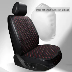 New Universal Car Seat Cover Back Cushion Pu Leather Minimalism Protective Seat Cushion Wear-resistant Car Interior Accessories