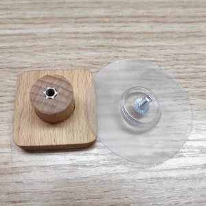 Kitchen Wooden Hook Toilet Paper Roll Holder Nail Free Wall-mounted Retro Towel Rack for Home Paper Towel Stand Bathroom Decor