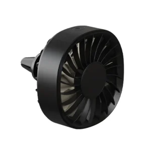 2025 NEW Car Mounted Small Fan USB Small Electric Fan for Car Air Outlet Gale Cool Colorful Light Fan Automotive Supplies
