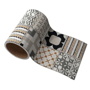 Bathroom Beltline Wall Sticker Waterproof Peel And Stick Art Mural Backsplash Kitchen Office Baseboard Decoration