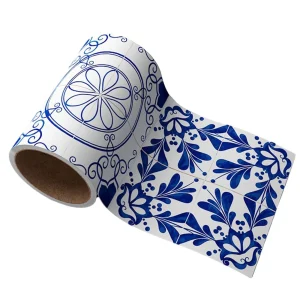 Bathroom Waist Line Wall Stickers Self-adhesive Waterproof Peel Stick Art Mural Backsplash Windowsill Kicking Line Kitchen Bath