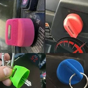 2pcs ATV Igntion Key Cover Keyswitch Rubber Compatible with Polaris Sportsman Scrambler Black Trail Boss for CanAm Outlander MAX