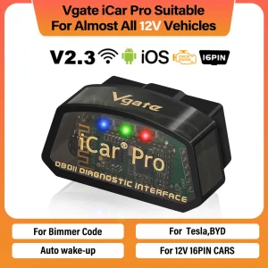 Vgate iCar Pro elm327 V2.3 OBD 2 OBD2 Car Diagnostic Tool WIFI Bluetooth 4.0 for IOS Scan Tool ODB2 Auto Scanner PK ELM 327 V1 5