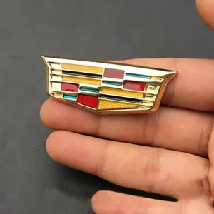 Metal Car Sticker Front Rear Side Emblem Badge for Cadillac Logo Escalade CTS ATS SRX XTS XT5 STS CT5 CT6 BLS XLR Accessories