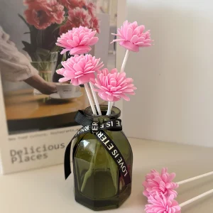 Aromatherapy stick and fragrance diffuser, including flowers and fragrance sticks, suitable for indoor and home DIY decoration