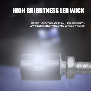 2pcs 5630 chip DRL led Eagle eye motorcycle Signal light bulb License plate light Taillights Rear fog lights LED indicator light