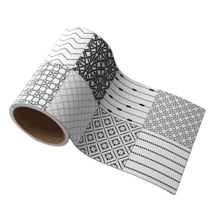 Bathroom Waist Line Wall Stickers Self-adhesive Waterproof Peel Stick Art Mural Backsplash Windowsill Kicking Line Kitchen Bath