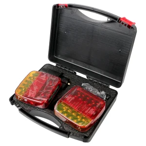 Magnetic Wireless LED Trailer Rear Taillight Signal Warning Brake Lamp Truck Tail Light For Caravan RV Camper Lorry Truck