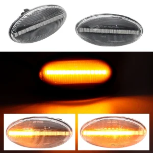 LED Light Side Marker Dynamic Fender Turn Signal For Peugeot Citroen C1 C2 C3 C5 C6 107 206 307 407 607 1007 Berlingo Jumpy