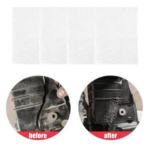 Car Bumper Stainless Steel Repair Mesh Plastic Crack Repair Mesh Welding Wire Mesh Net For Bumper Body Hood Vents 15x20cm