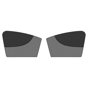 Double Layer Auto Black UV Protection Film 10 Magnets Magnetic Car Personality Sunshades UV Protection Front Rear Window Curtain