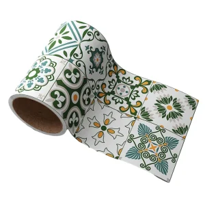 Bathroom Waist Line Wall Stickers Self-adhesive Waterproof Peel Stick Art Mural Backsplash Windowsill Kicking Line Kitchen Bath