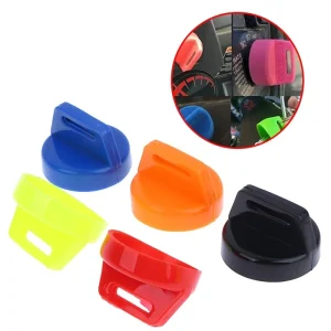 2pcs ATV Igntion Key Cover Keyswitch Rubber Compatible with Polaris Sportsman Scrambler Black Trail Boss for CanAm Outlander MAX