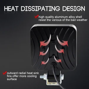 12V 24V LED Floodlight Car ATV Off-Road Driving Fog Lamp Green Work Light Strip For Truck Car SUV 4WD Boat ATV Barra LED Lights