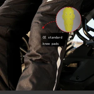 AMU Motorcycle Quick Take Off Waterproof Windproof Thermal Protective Pants Gor Men And Women