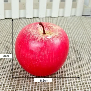 Artificial Fruits Simulation Apples Plastic Decorative Fruits Fake Fruits Green Red Apples Kitchen Party Home Decor Photo Props