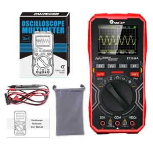 TOOLTOP ET2010A 2 IN 1 Digital Oscilloscope Multimeter 2.5Msps 1MHz Portable Multimeter Multifunctional Electrical Test Tool