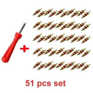 Portable Tire Valve Core Remover Installer Tool Removal Tool Car Bike Bicycle Motorcycle Tire Repair Tools Wrench Screwdriver