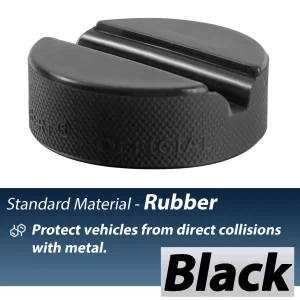 Car Polyethylene Jack Rubber Pad Anti-Slip Rail Adapter Support Block Heavy Duty Lift Tool Jacking Points For VW Audi Seat Skoda