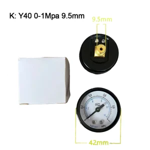 1pc Y40/Y50 Pressure Gauge 0-180PSI GasWater Fuel Liquids Meter Pressure Gauge Accurate Pressure Monitoring For Air Compressor