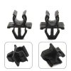 2pcs Car Hood Prop Rod Clip Stay Clamp Holder For Nissan Plastic Black GOOD QUALITY Fastener Retainer