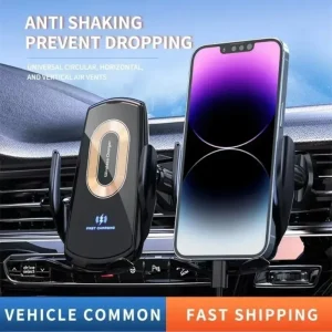 360 Rotate Wireless Car Phone Holder navigation Clip Sensing Open Close Navigation Mount Wireless Charging Automobile Accessori