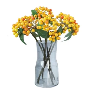 30cm Artificial Berry American Pastoral Home Flower Arrangement Fruit Artificial Fake Flower Shooting Props Christmas Diy Berry