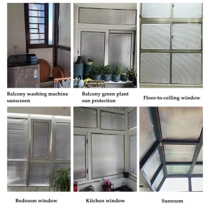 Aluminum Foil Window Insulation Film - Home Sun Shade Protector Pad Anti-UV Sun Protection Film for Sunshine Room