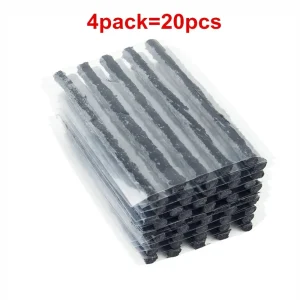 Emergency Tire Repair Strips – Rubber Plug Cords for Puncture Fix, Uses for Car Motorcycle Bike Tubeless Tyre Leak Sealing