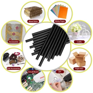 Paintless Dent Repair Hot Melt Glue Sticks 7mm Black High Bond Adhesive for Car Dent Removal & Home DIY Repairs