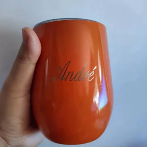 Wine Glasses 12oz Beer Thermos Cold Tumbler Egg Cup Beer Mug Double Wall Vacuum Insulated Water Cup Bar Drinkware With Seal Lid