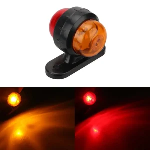 2PCS Truck Side Light Width Light Dual Color 12 24V Universal For Truck Warning Light Safety Light Indicator Lamp Car Signal LED