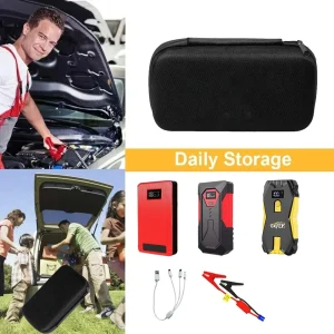 GKFLY Portable EVA Case Hard Travel box for 18000mAh Car Jump Starter Power Bank 2000A Car Battery Charger storage bag