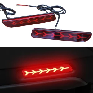 Car 2Pcs Led Brake Lights Rear Bumper Lamp Reflector Tail Lamp for Suzuki Ertiga Ciaz Vitara S-Cross SX4 Splash