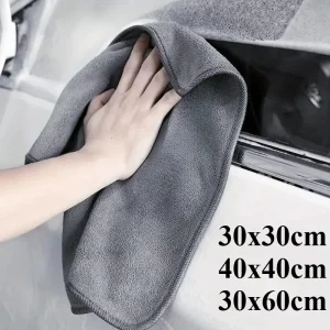 1PC High-end Microfiber Car Washing Towel Auto Cleaning Drying Cloth Hemming Car Care Detailing Cloth Water Absorption Car Rag
